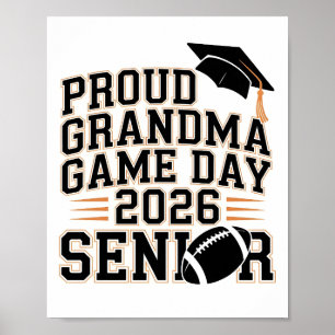 Proud Grandma of a 2026 Football Senior Class Poster