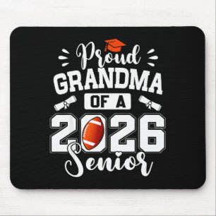 Proud Grandma Of A 2026 Senior Football Graduation Mouse Pad