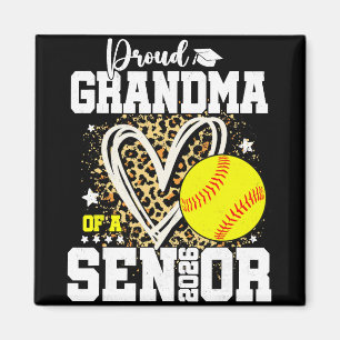 Proud Grandma Of A 2026 Senior Softll Player Gradu Magnet