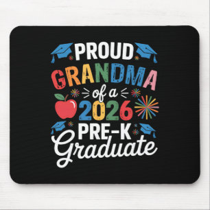 Proud Grandma Of A Cl 2026 Pre-k Graduate Graduati Mouse Pad