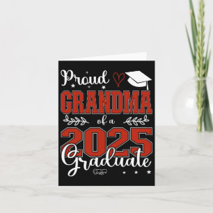 Proud Grandma Of A Cl Of 2025 Graduate For Graduat Card