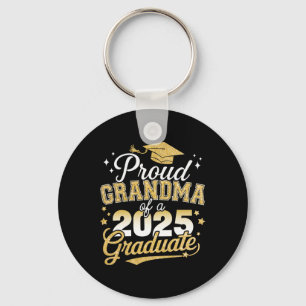 Proud Grandma Of A Cl Of 2025 Graduate Senior Grad Key Ring