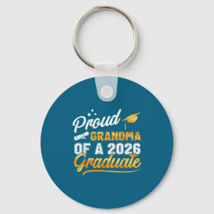 Proud Grandma Of A Cl Of 2026 Graduate Senior Grad Key Ring
