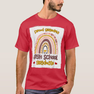 Proud Grandma Of A High School Graduate School Rai T-Shirt