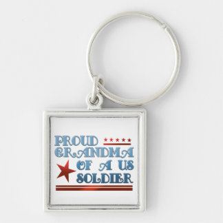 Proud Grandma of a US Soldier Key Ring
