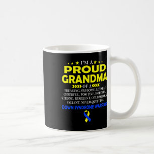 Proud Grandma Of Down Syndrome Warrior T  Coffee Mug