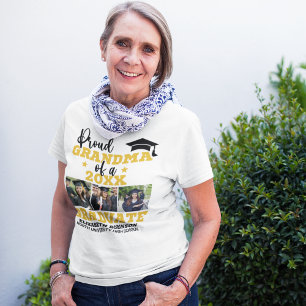 Proud Grandma of the Graduate Photo collage T-Shirt