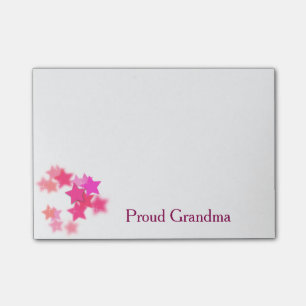 Proud Grandma Post It Notes