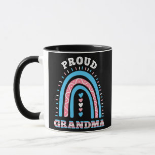 Proud Grandma Transgender Boho Rainbow  Mug