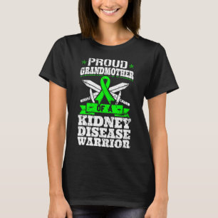 Proud Grandmother Of A Kidney Disease Warrior Awar T-Shirt