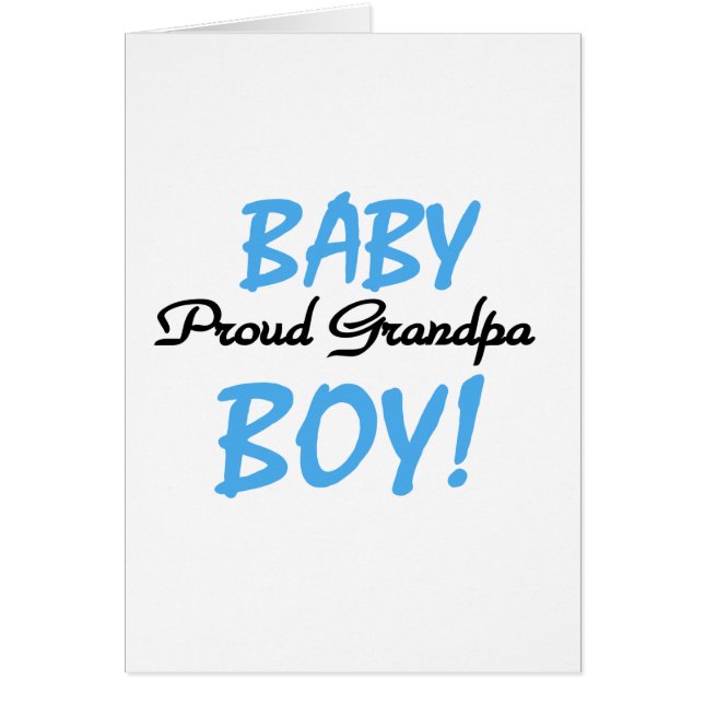 Proud Grandpa Baby Boy Tshirts and Gifts (Front)