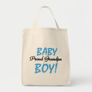 Proud Grandpa Baby Boy Tshirts and Gifts Tote Bag