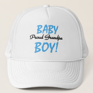 Proud Grandpa Baby Boy Tshirts and Gifts Trucker Hat