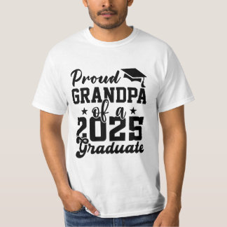 PROUD GRANDPA OF 2025 GRADUATE CLASS OF 2025 T-Shirt