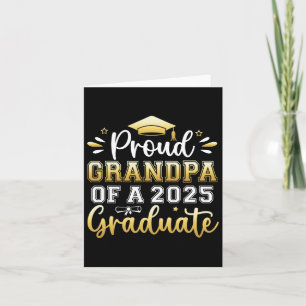Proud Grandpa Of A 2025 Graduate Senior Graduation Card