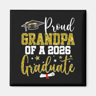 Proud grandpa of a class of 2026 graduate senior magnet
