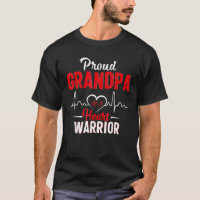 Proud Grandpa Of A Heart Warrior CHD Awareness