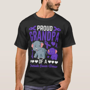 Proud Grandpa Of A Pancreatic Cancer Elephants Sup T-Shirt