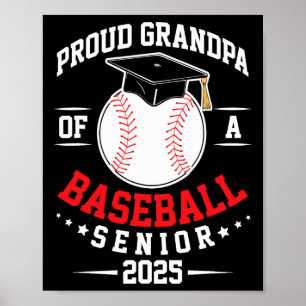 Proud Grandpa Of A Sell Senior Cl Of 2025 Graduati Poster