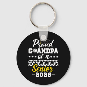 Proud Grandpa Of A Soccer Senior 2026 Graduation G Key Ring