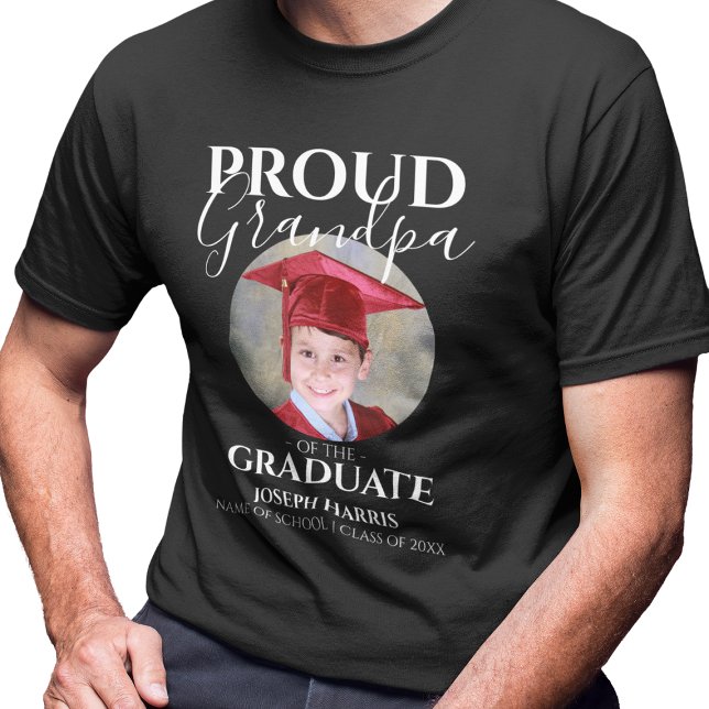 Proud Grandpa Of The Graduate | Photo T-Shirt (Creator Uploaded)