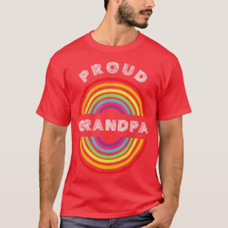 Proud grandpa Pride LGBT LGBTQ T LGBT Supporter P T-Shirt