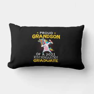 Proud Grandson 2021 Kindergarten Graduate Unicom Lumbar Cushion
