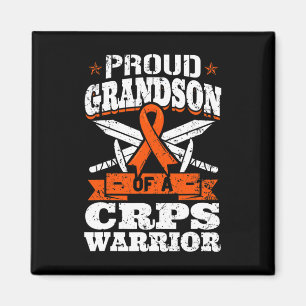 Proud Grandson Of A Crps Warrior Rsd Awareness Rib Magnet