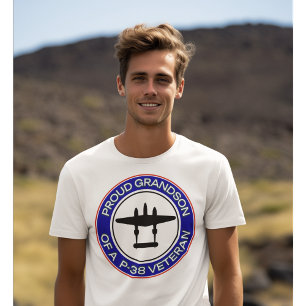 Proud Grandson of a P-38 Veteran T-Shirt