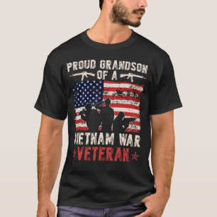 Proud Grandson Of A Vietnam Veteran  Proud Vietnam T-Shirt