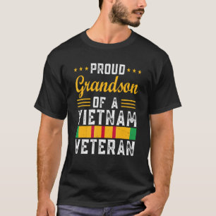 Proud Grandson Of A Vietnam Veteran veterans day T-Shirt