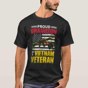 Proud Grandson Of A Vietnam Veteran Vietnam War Ve T-Shirt