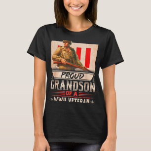 Proud Grandson Of A Wwii Veteran T-Shirt