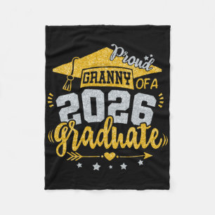 Proud Granny Of A 2026 Graduate Grad Senior Gradua Fleece Blanket