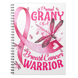 Proud Granny Of A Breast Cancer Warrior Awareness Notebook