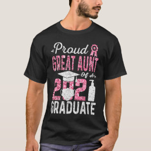 Proud Great Aunt of a 2021 Graduate with Face Mask T-Shirt