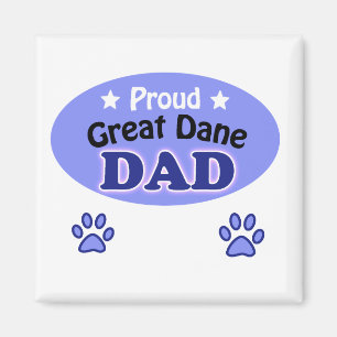 Proud great dane dad magnet