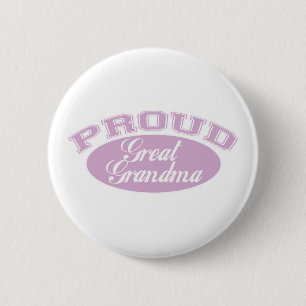 Proud Great Grandma 6 Cm Round Badge