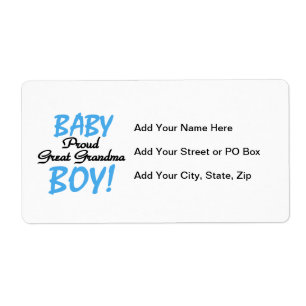 Proud Great Grandma Baby Boy Gifts