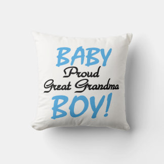 Proud Great Grandma Baby Boy Gifts Cushion