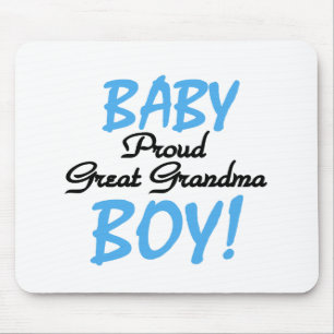 Proud Great Grandma Baby Boy Tshirts and Gifts Mouse Pad