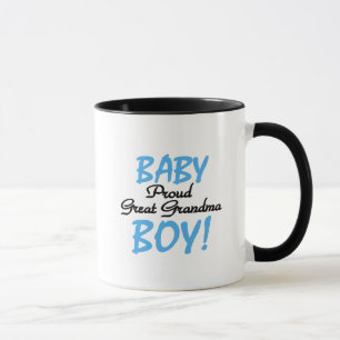 Proud Great Grandma Baby Boy Tshirts and Gifts Mug