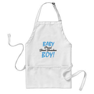 Proud Great Grandma Baby Boy Tshirts and Gifts Standard Apron