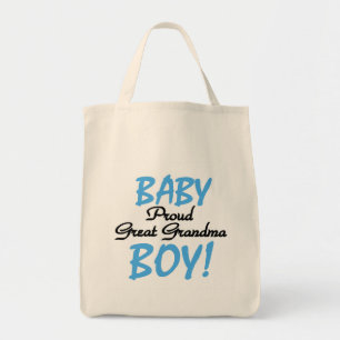 Proud Great Grandma Baby Boy Tshirts and Gifts Tote Bag
