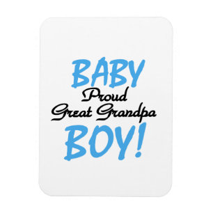 Proud Great Grandpa Baby Boy Gifts Magnet