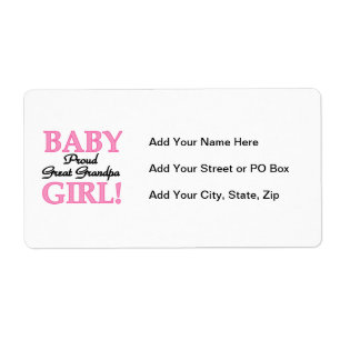 Proud Great Grandpa Baby Girl Gifts