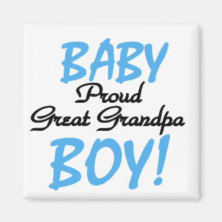 Proud Great Grandpa of Boy Tshirts and Gifts Magnet