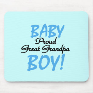 Proud Great Grandpa of Boy Tshirts and Gifts Mouse Pad