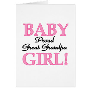Proud Great Grandpa of Girl T-shirts and Gifts