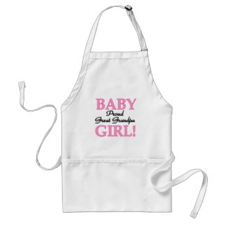 Proud Great Grandpa of Girl T-shirts and Gifts Standard Apron